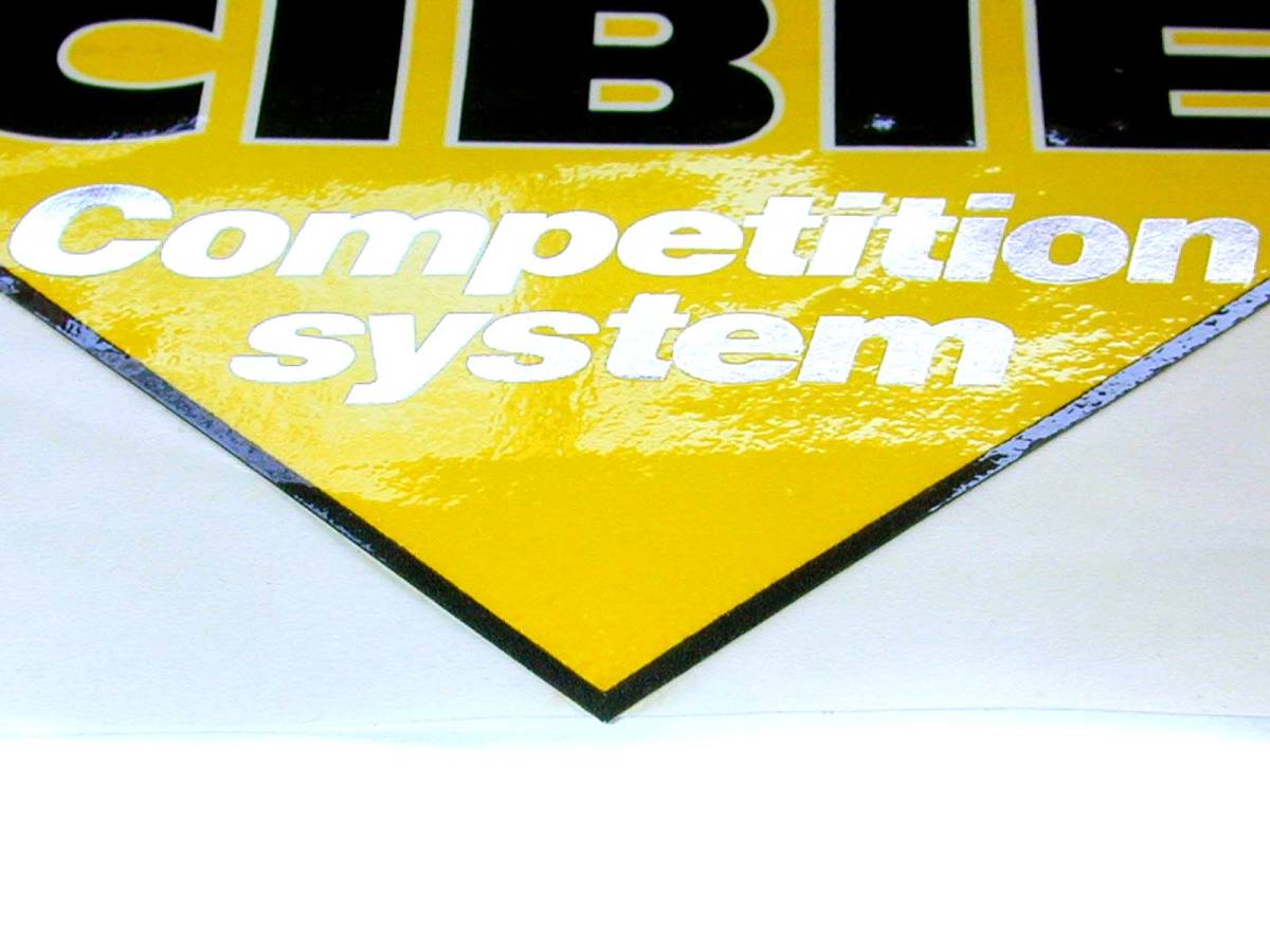 CIBIE sticker new goods not for sale with defect Cibie Competition system competition system Rally old car 