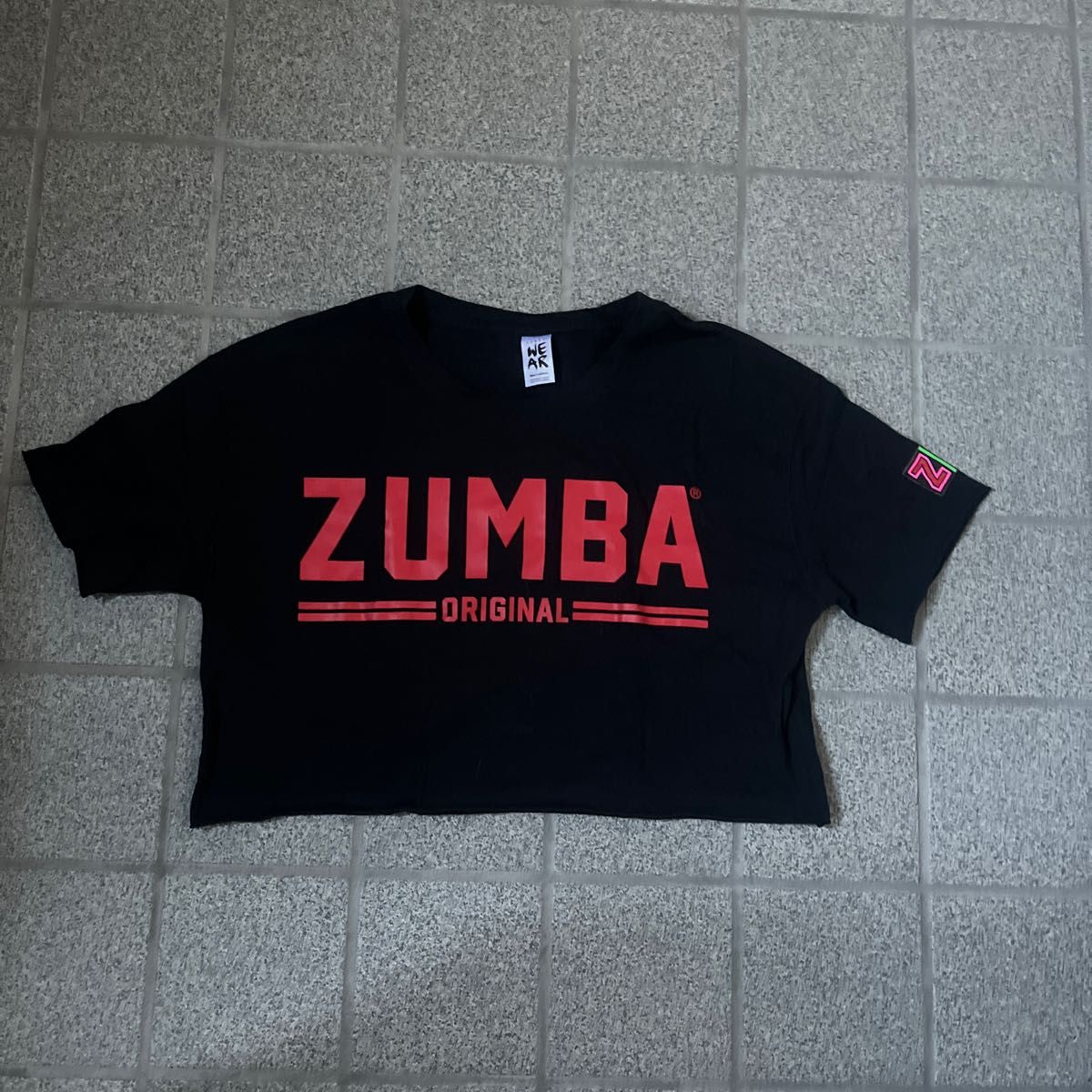 ZUMBAウェア ズンバ　 Tシャツ　M fitness ショート丈