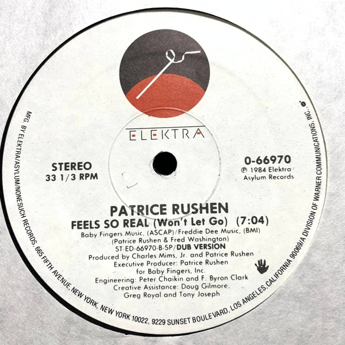 ◆ Patrice Rushen Feels So Real (Won't Let Go) ◆12inch US盤 ヒット!!_画像1