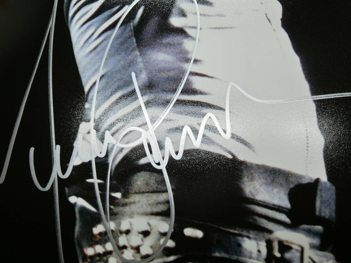FAMOUS SIGN AND POSTERS マイケル ジャクソン Michael Jackson 直筆 サイン 写真 20cm x 25.5cmの画像4