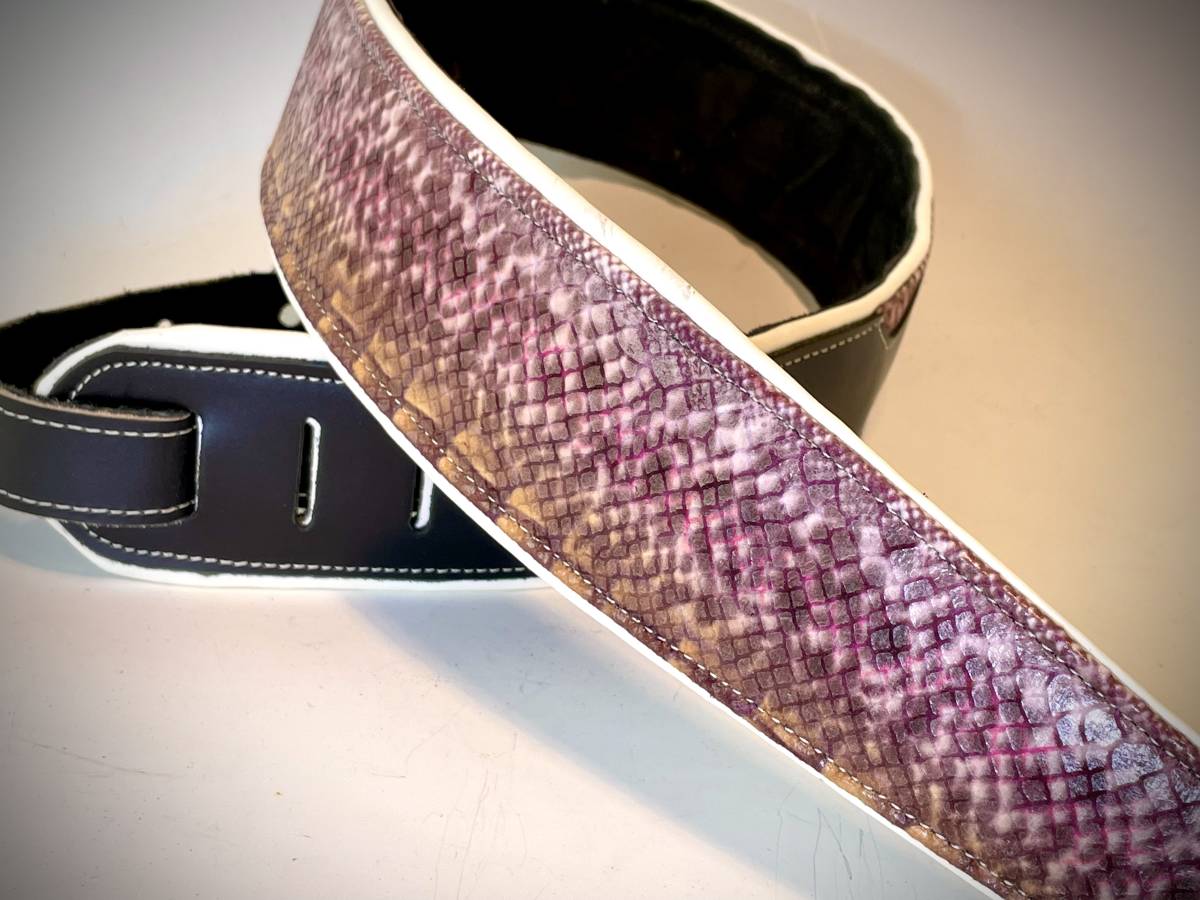 JODI HEAD 高級革製ストラップ TRIBAL SNAKE#2 #3105スネーク柄 JODI HEAD 高級革製ストラップ TRIBAL SNAKE#2 #3105スネーク柄