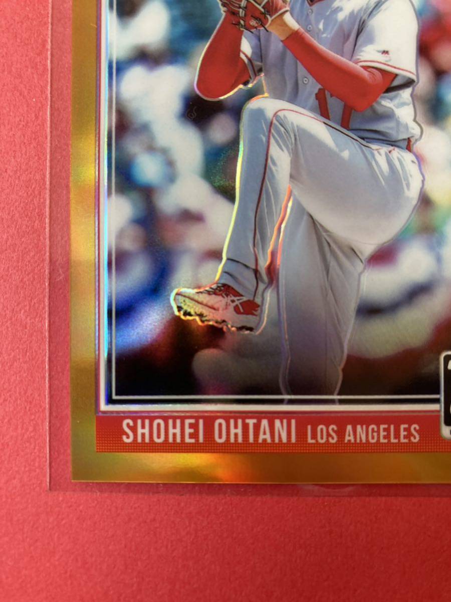199枚限定 2018 大谷翔平 ルーキーカード オレンジプリズム パラレル Panini Donruss Optic Orange Prizm RATED ROOKIE SHOHEI OHTANI Cardの画像5
