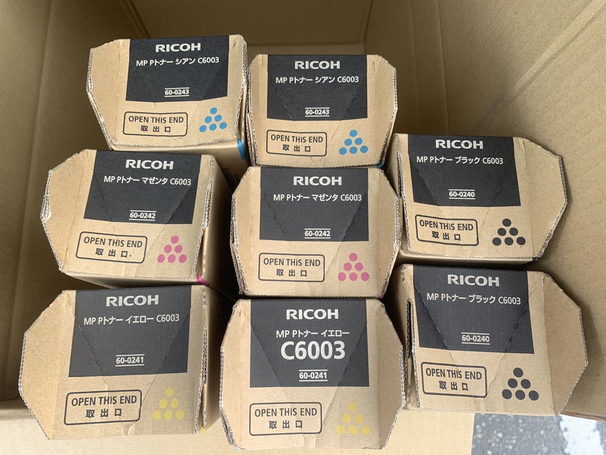 純正】MP Pトナー C6003 4色各2本【送料無料】 eldom.fr