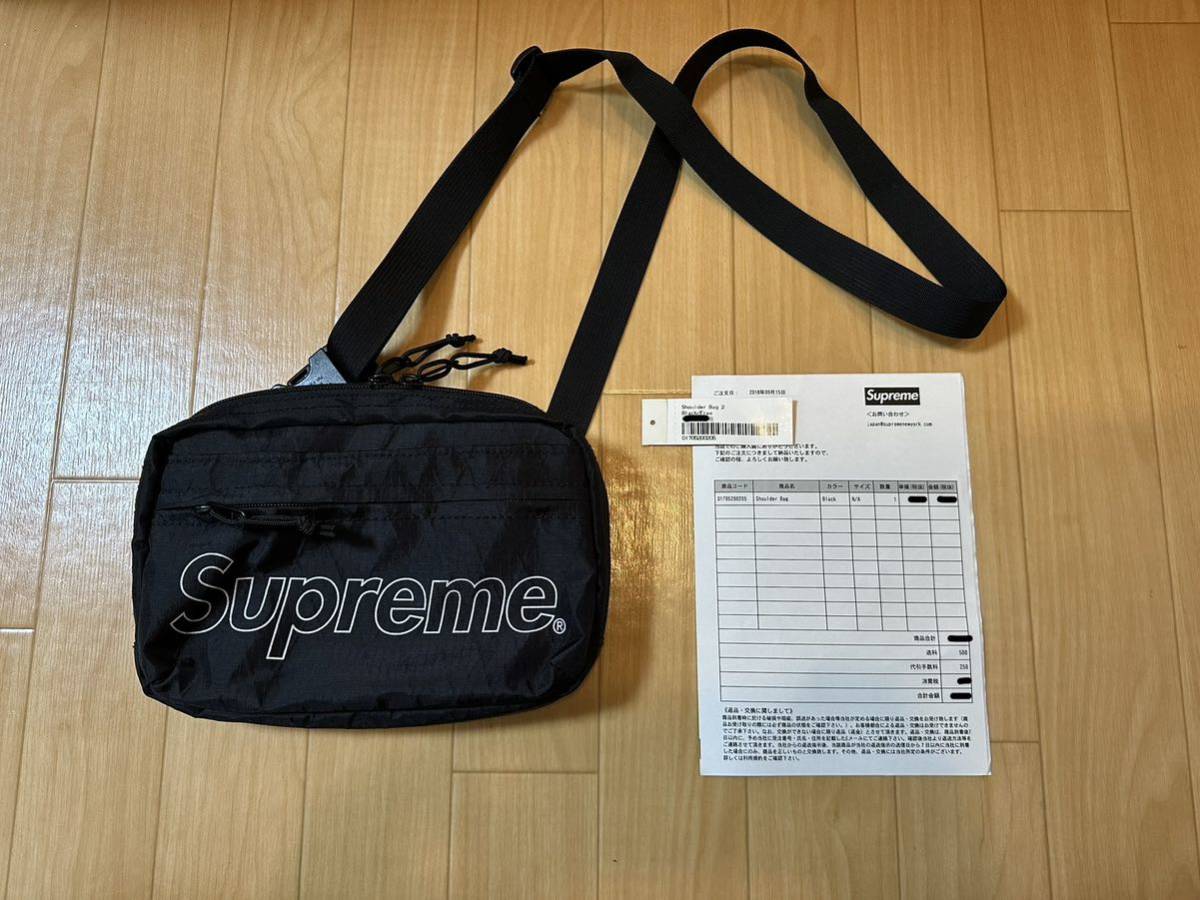 送料込み Supreme Shoulder Bag Black 18FW シュプリーム ショルダー バッグ ショルダーバッグ ショルダーバック かばん ブラック 黒 18AW_画像1