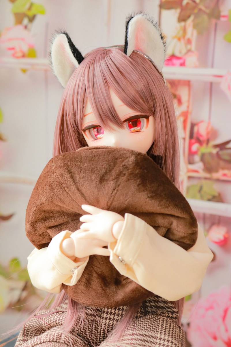 【ぴちぱちぴちん】DDH-29カスタムヘッド セミホワイト肌※開口、難あり、おまけ追視アイ2種_画像7