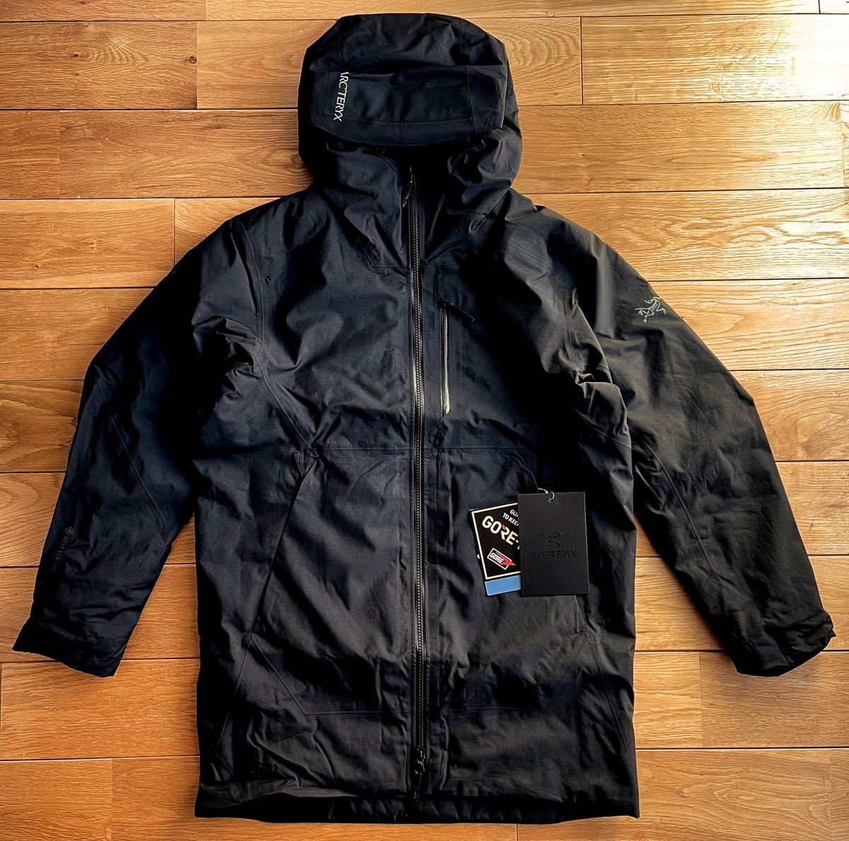 【2022国内正規 新品】ARC'TERYX Ralle Parka Men's Black XS アークテリクス レイルパーカ 29704 ゴアテックス コアロフト ブラック 黒_画像1