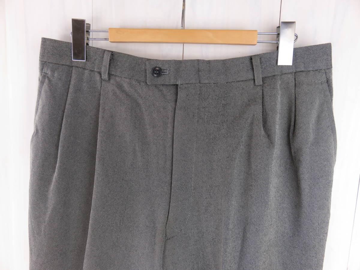 Aquascutum spring autumn winter slacks pants waist 88cm gray L