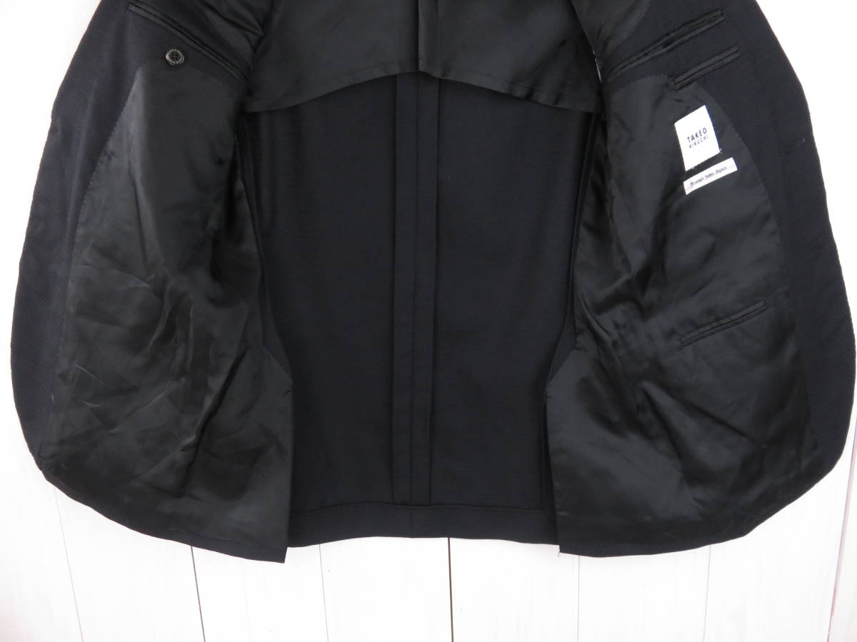  Takeo Kikuchi tailored jacket весна осень-зима незначительный ... тысяч птица .. рисунок чёрный 2 M