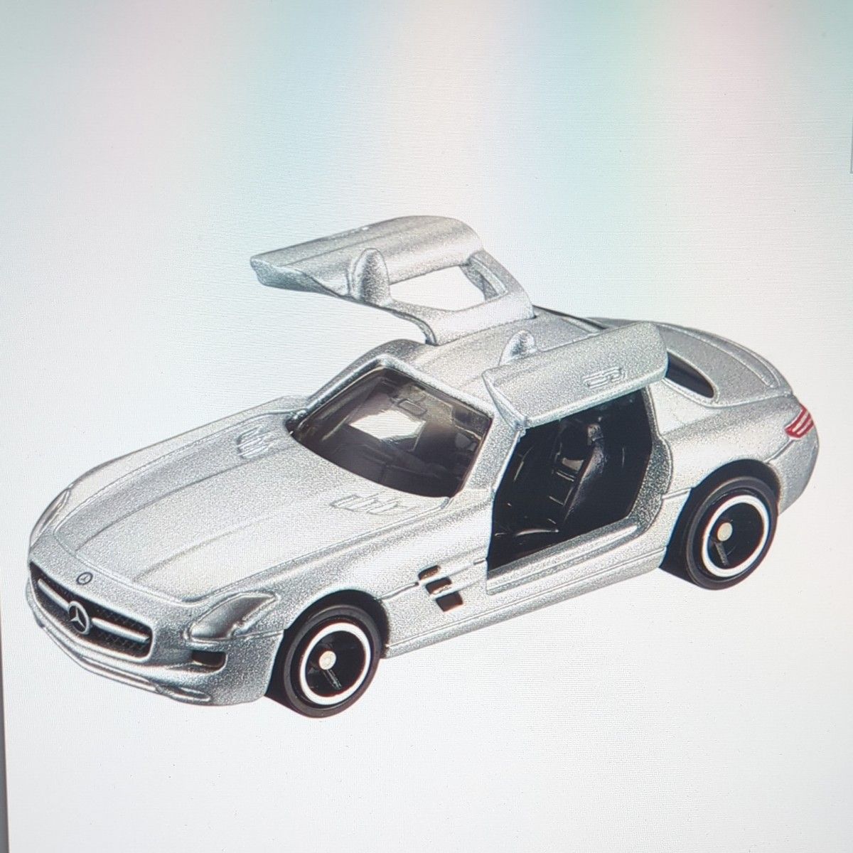 Mercedes-Benz SLS AMG シルバー ミニカー ガルウィング 希少品 トミカ No 91 メルセデスベンツ SLS AMG ガルウィング
