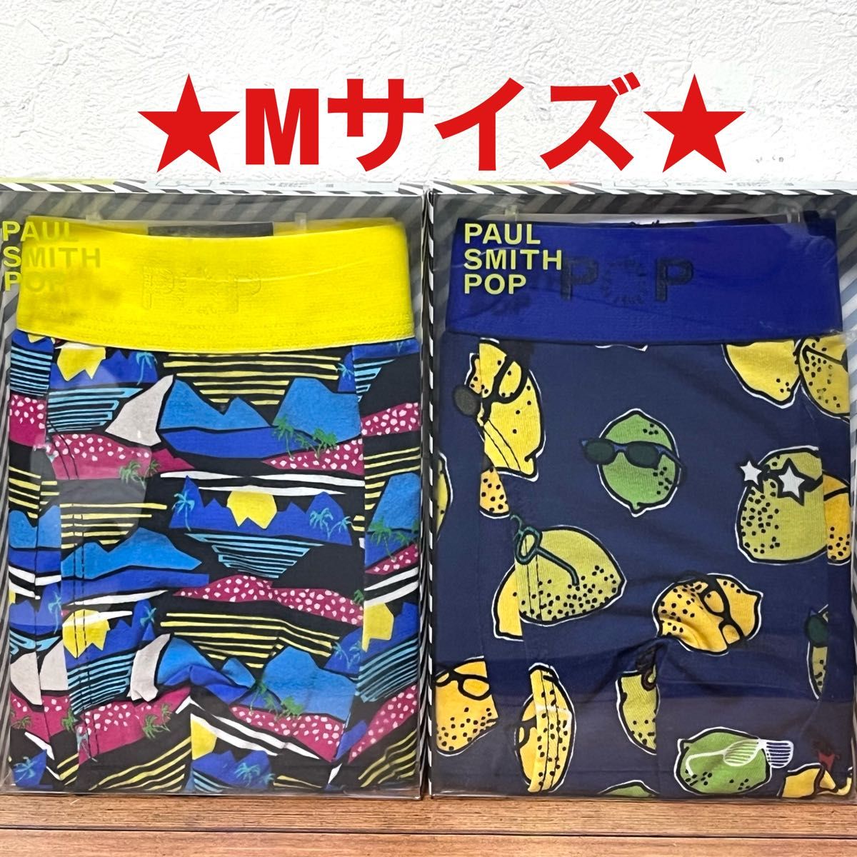 お得 ポールスミス トランクス パンツ メンズ ブランド Paul Smith 専用箱付 ハート M L LL 黒