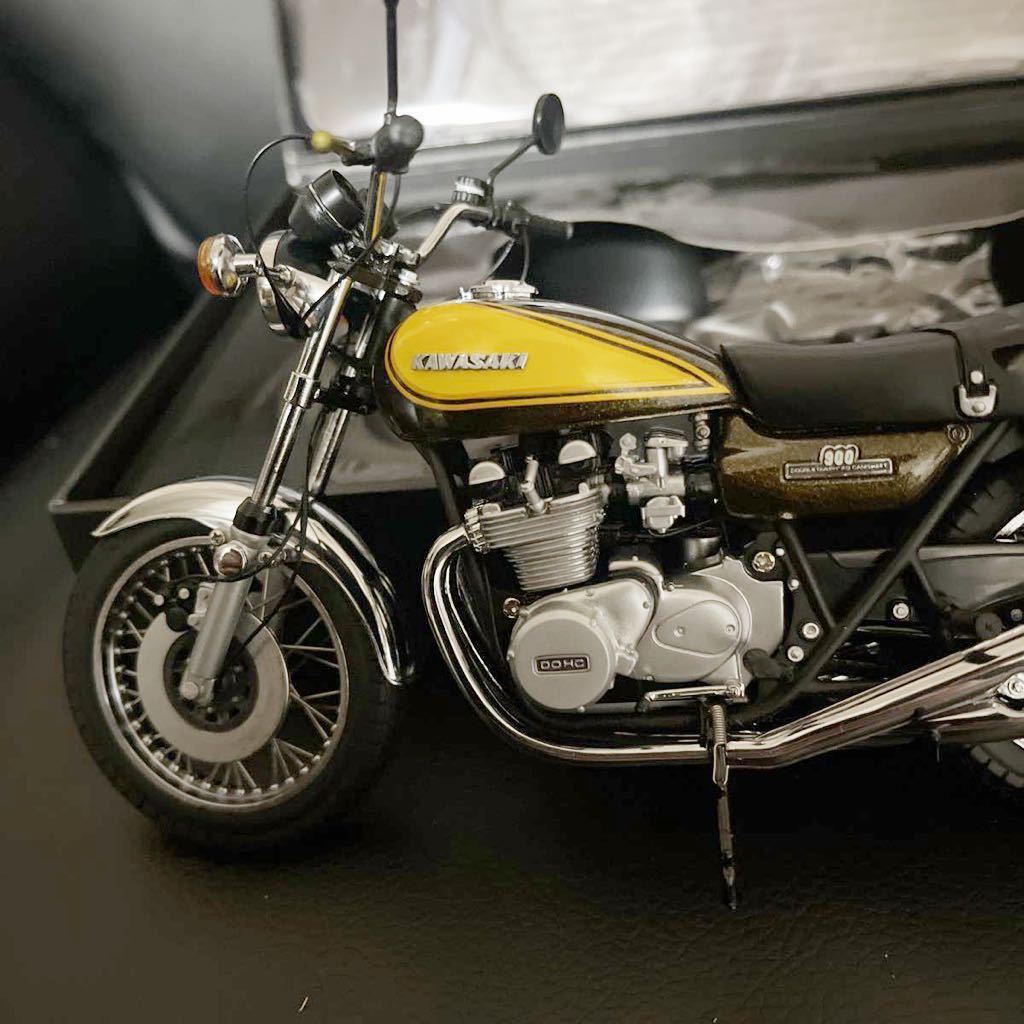 絶版】ミニチャンプス 1/12 KAWASAKI Z1 900 イエローボール-