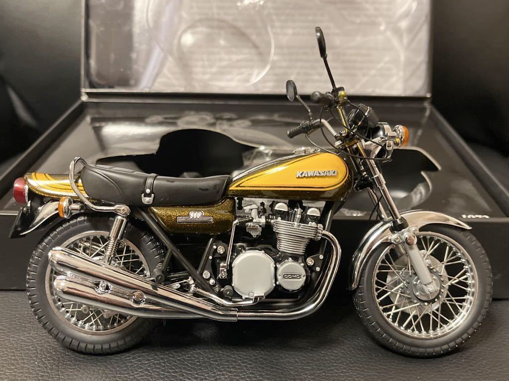 絶版】ミニチャンプス 1/12 KAWASAKI Z1 900 イエローボール-