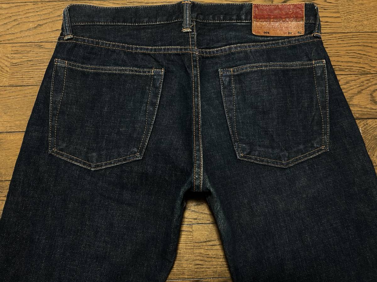 *REAL McCOY*S Joe McCoy's LOT 004 Union ticket cell bichi Denim pants dark blue made in Japan 31 BJBC.A