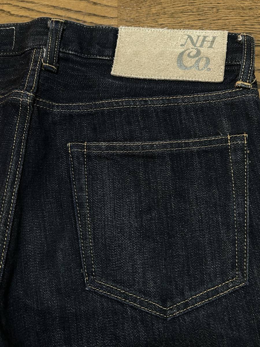 *NEIGHBORHOOD Neighborhood RIGID NARROW 14OZ 131DCNH-PTM03 cell bichi Denim брюки сделано в Японии темно синий M BJBC.A