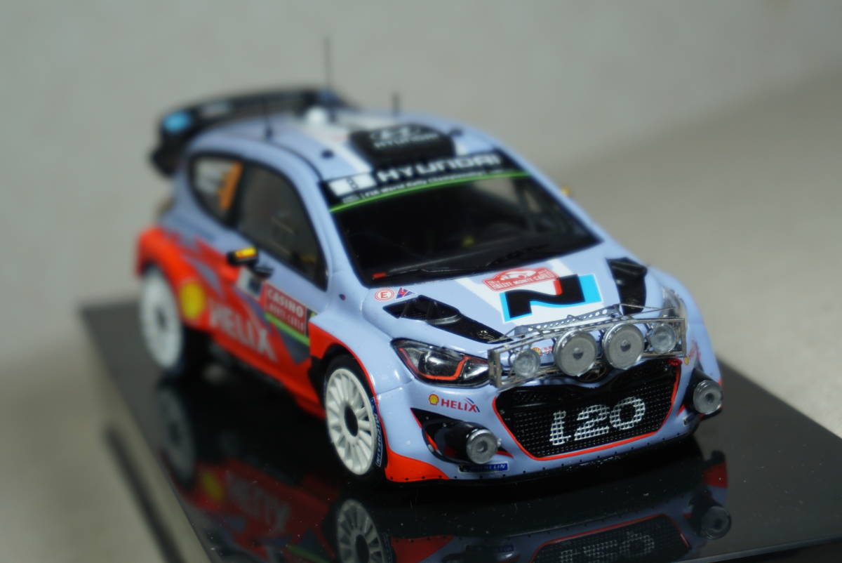 1/43 ライトポッド ソルド モンテ ixo Hyundai i20 WRC #8 Sordo 2014 Monte ヒュンダイ i-20 i 20 i30 ヒョンデ 現代の画像8