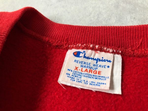 80年代・XL・トリコタグ Champion USA製 REVERSE WEAVE SUNY BUFFALO DS リバースウィーブ スウェット チャンピオン ヴィンテージ