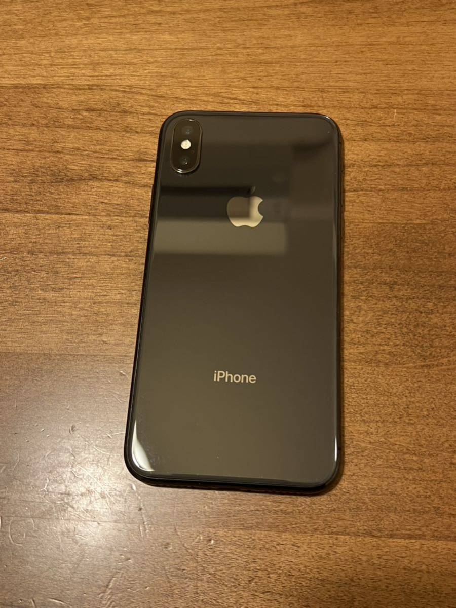 iPhone X Space Gray 256GB SIMフリー　上美品