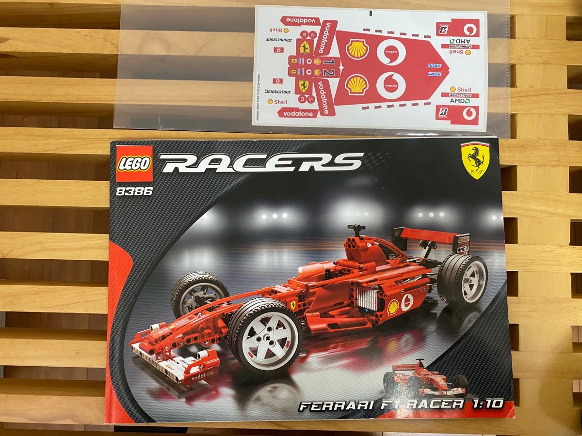 【組立済み】レゴ (LEGO) レーサー フェラーリF1レースカー1/10 8386