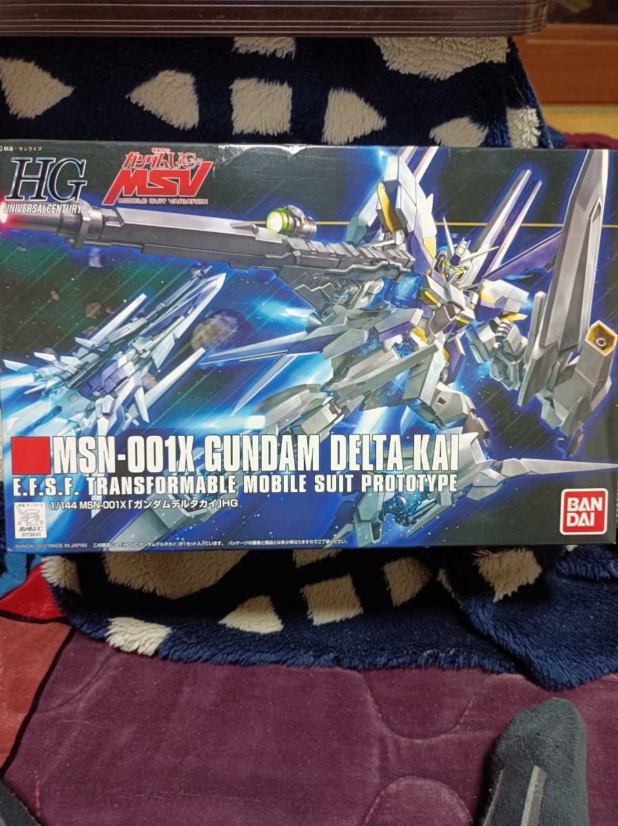 未組立　バンダイ　MSN-001X ガンダムデルタカイ （1/144スケール HGUC 148 機動戦士ガンダムUC 2140532）_画像1