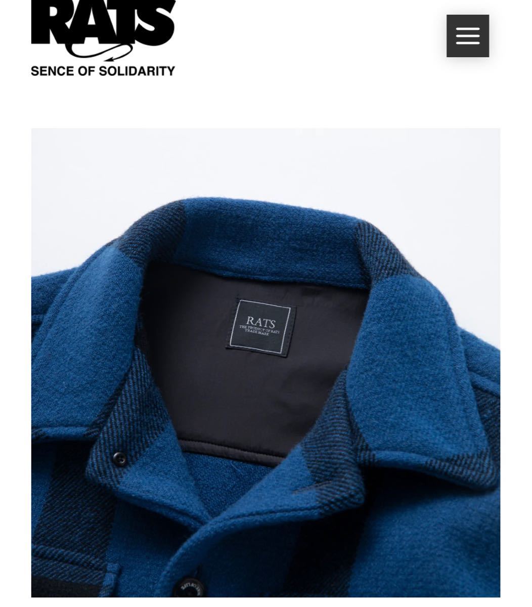 ☆大人気商品☆ RATS BUFFALO CHECK SHIRT JKT CPO ジャケット tdh