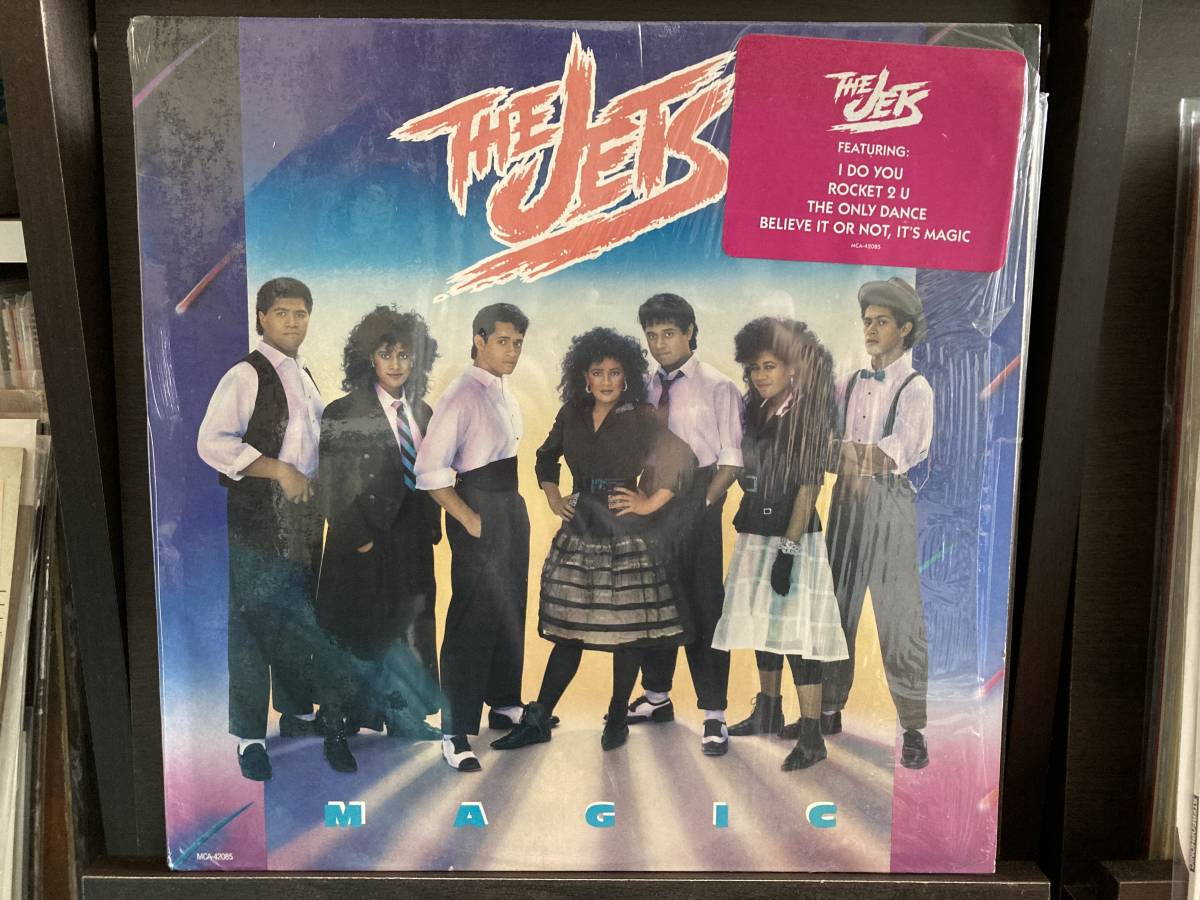 【LP】JETS ☆ Magic 87年 US MCA Records アナログ 80s ミネアポリス 名盤 インナー付き シュリンク残 ハイプステッカー 良音_画像1