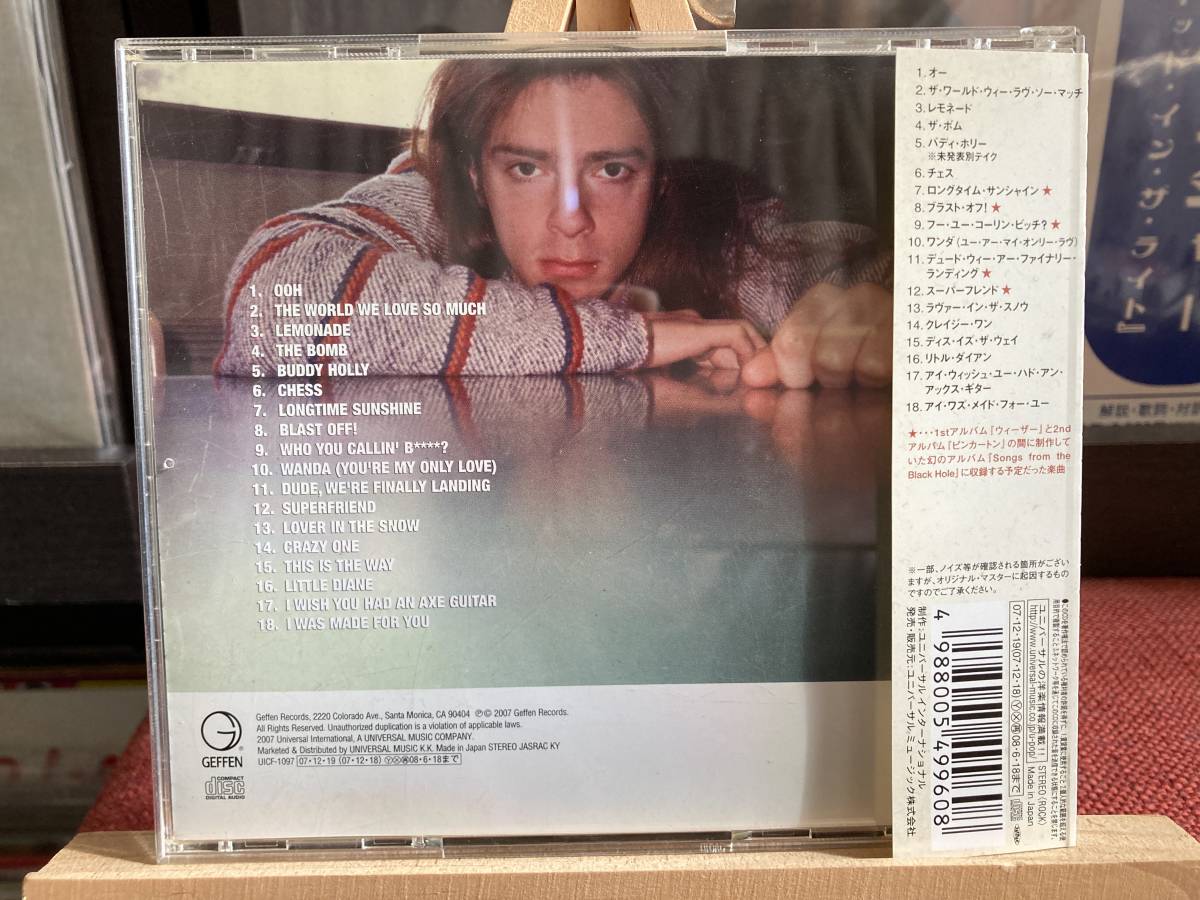 【CD】RIVERS CUOMO ☆ Alone: The Home Recordings Of Rivers Cuomo 07年 Geffen Records 国内盤 デモ集 歌詞対訳解説帯付き 良品_画像2