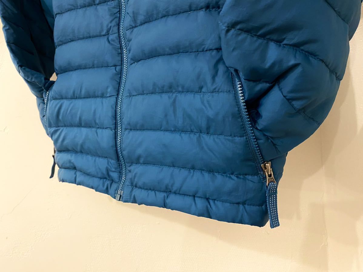 PATAGONIA ダウン75 羽根 25 ダウンジャケット　パタゴニア SIZE : 5T グリーンのようなブルー_画像3