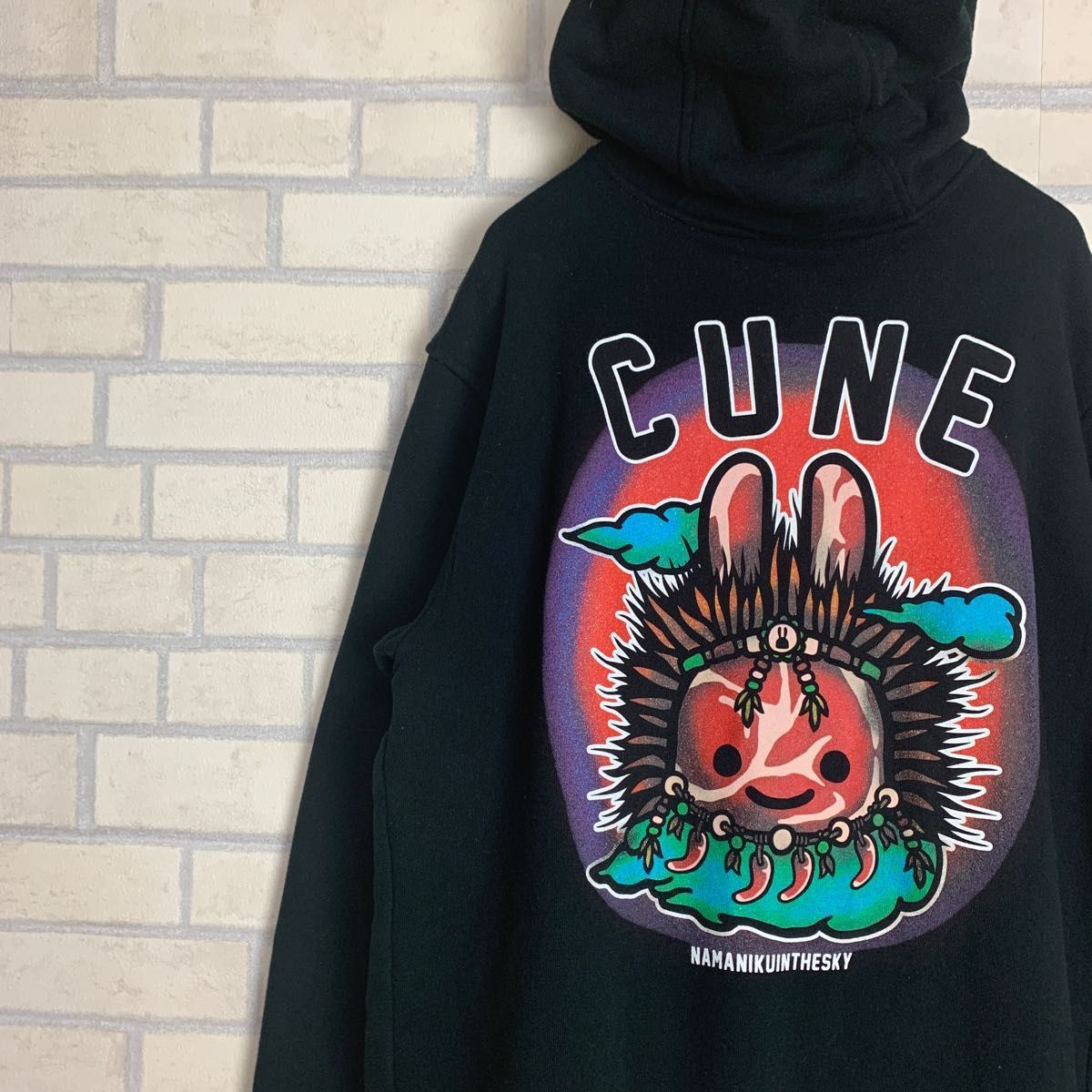 ●キューン CUNE スウェットスタジャン パーカー ジャンパー