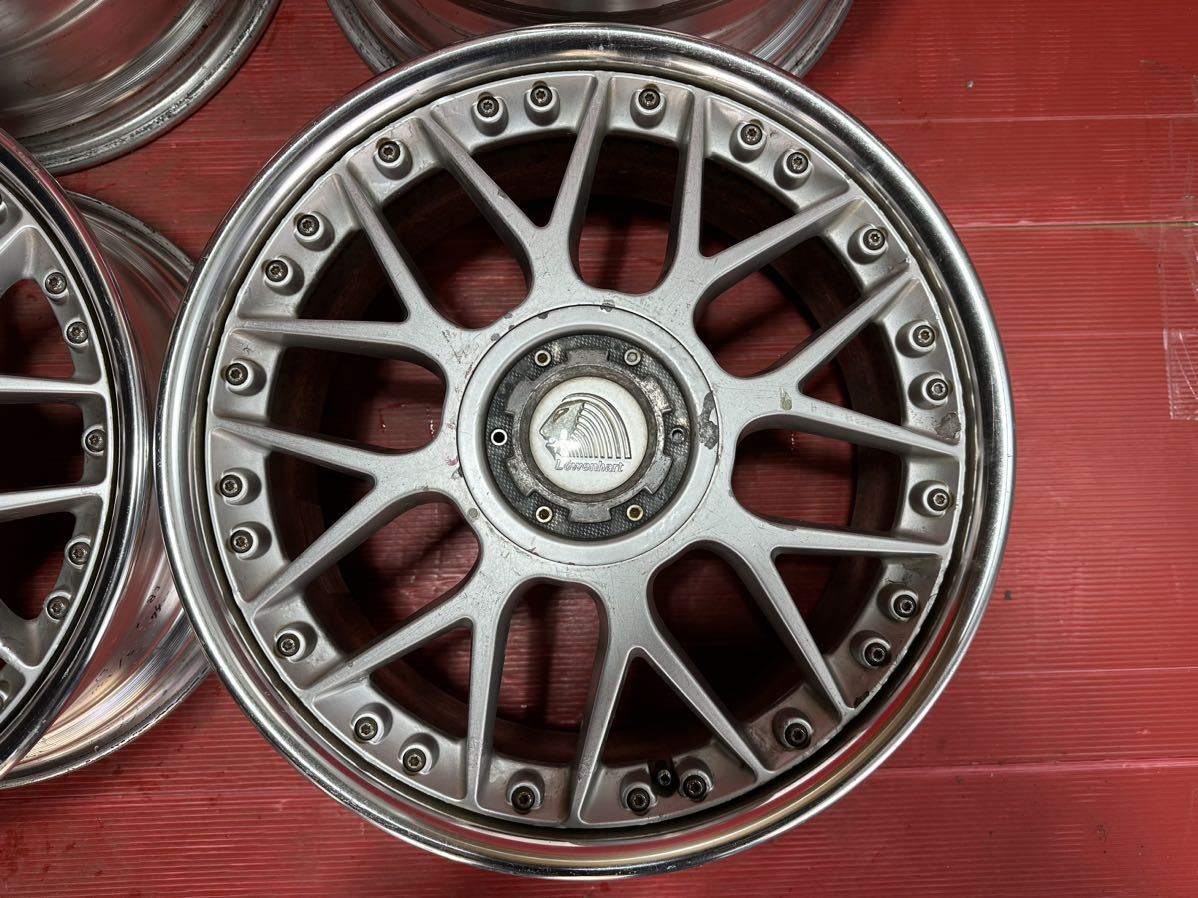 Lowenhart GLANZEND 18インチ 8.0J 9.0J PCD:114.3/5H +41/+47 E タイプ SPEED STAR レーベンハート 中古4本セット_画像3
