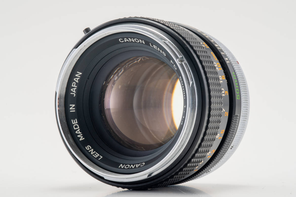 初回限定】 #L54 CANON 旧 FD 50mm f1.4 マニュアルフォーカスレンズ