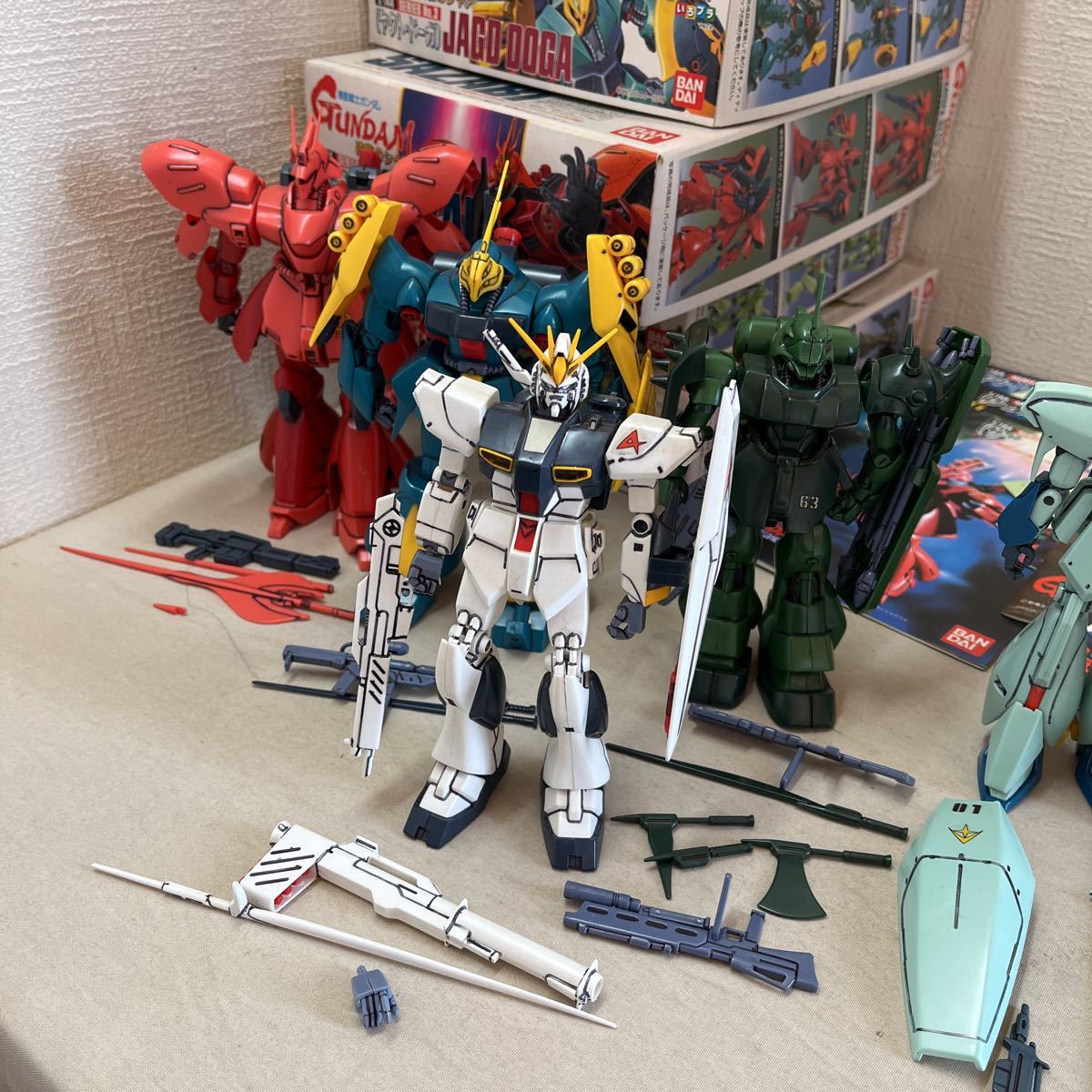 のもあるか ガンプラ シリーズ セット 完成品 素組 νガンダム サザビー