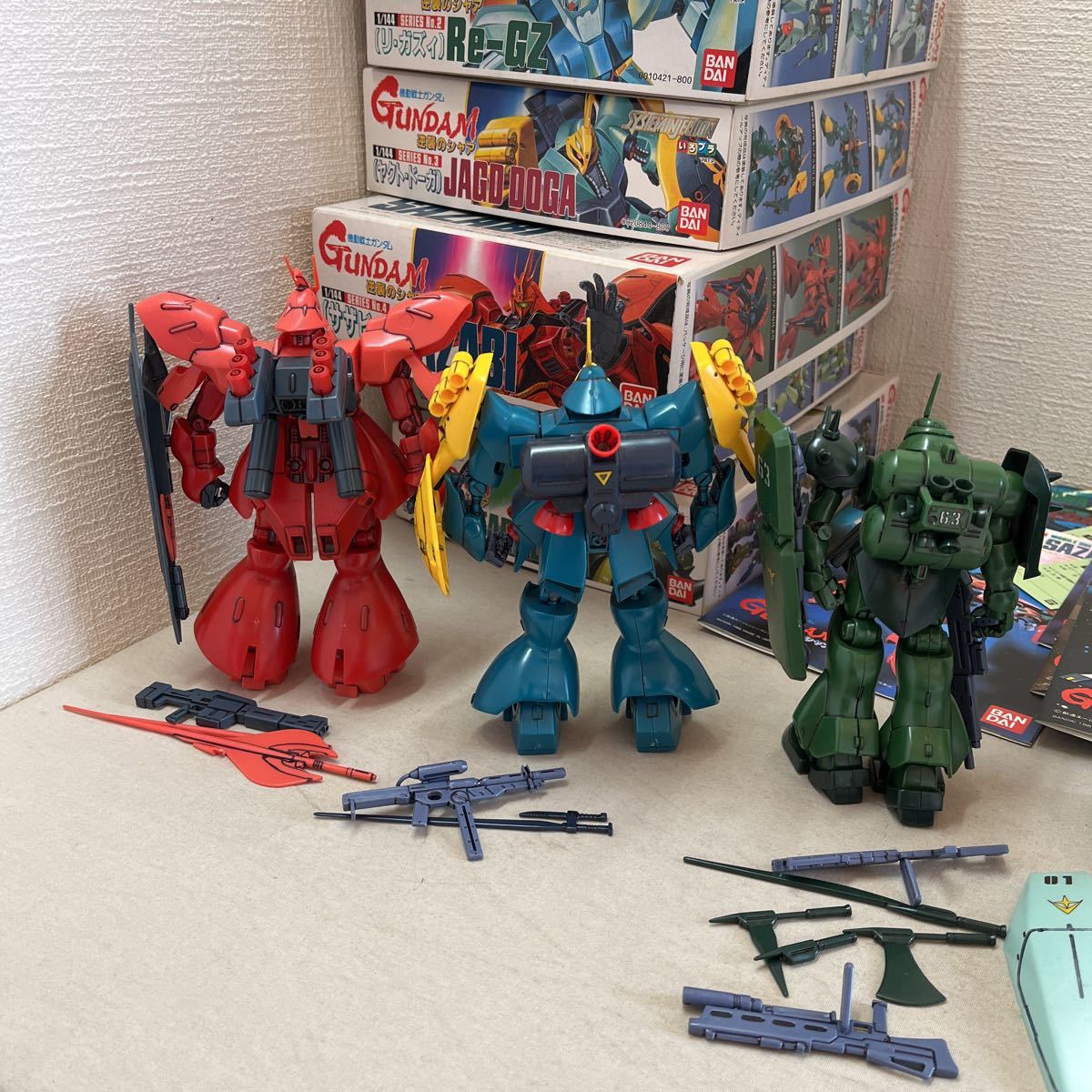 のもあるか ガンプラ シリーズ セット 完成品 素組 νガンダム サザビー