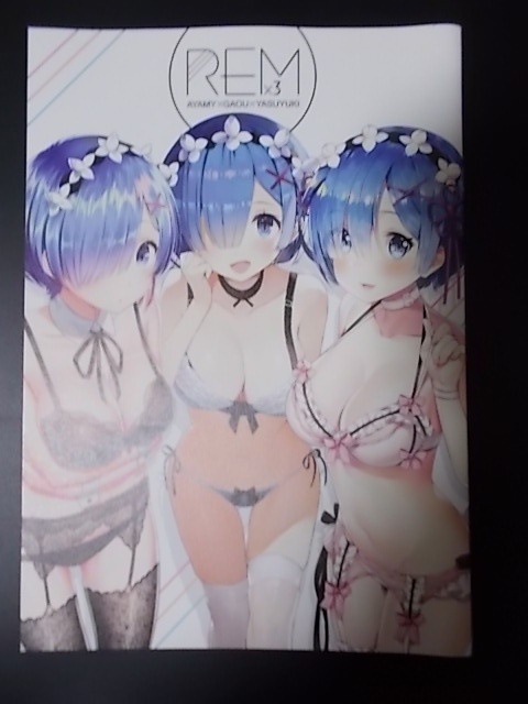 同人誌 A4 Re：ゼロから始める異世界生活 REM×3 AYAMY×GAOU×YASUYUKI　あやみ がおう やすゆき 条件付き送料無料_画像1