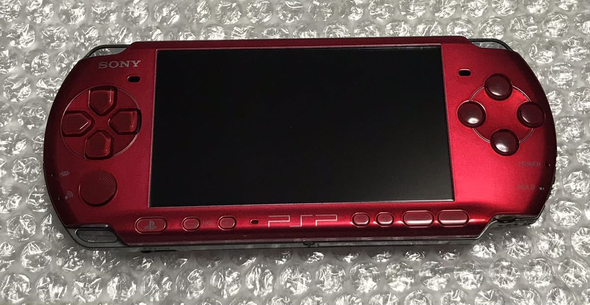 SONY ソニー PSP-3000 本体のみ　ラディアントレッド 美品　オマケ充電器付き