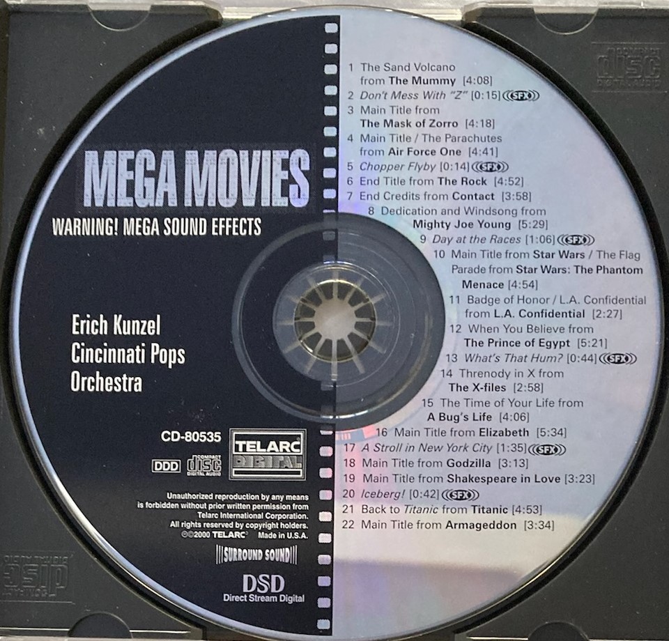 ERICH KUNZEL / MEGA MOVIES / エリック・カンゼル / メガ・ムーヴィーズ / PHCT-5193