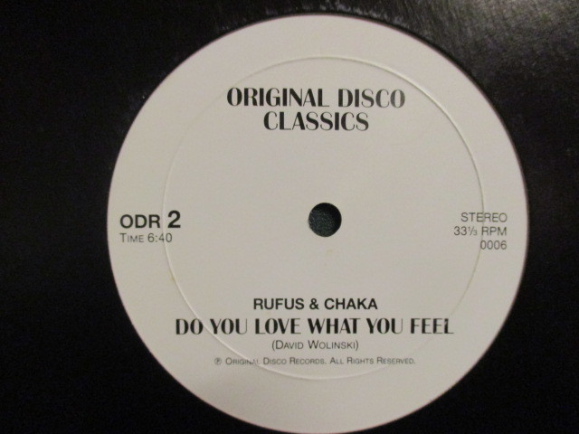 ★ Change ： The Glow Of Love 12'' ☆ c/w Rufus & Chaka - Do You Love What You Feel (( 落札5点で送料無料_画像2