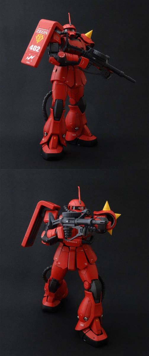 ＭＧ 1/100 MS-06S ジョニー・ライデン専用ザクII 改修塗装済完成品 おもちゃ、ゲーム プラモデル キャラクター