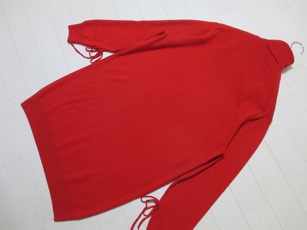 ユニクロ カシミヤ100% チュニックニットワンピース Sサイズ(中古)の