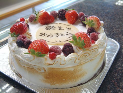 [ prompt decision ] birthday cake optimum!~ hole ice cake (M)
