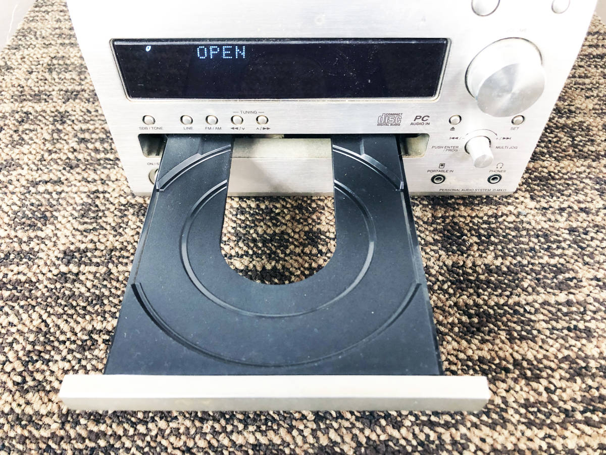 ★ 中古★DENON デノン CDコンポ D-MX11 ワイドFM対応 スピーカー SC-MX33【D-MX11】B6MJ_画像5