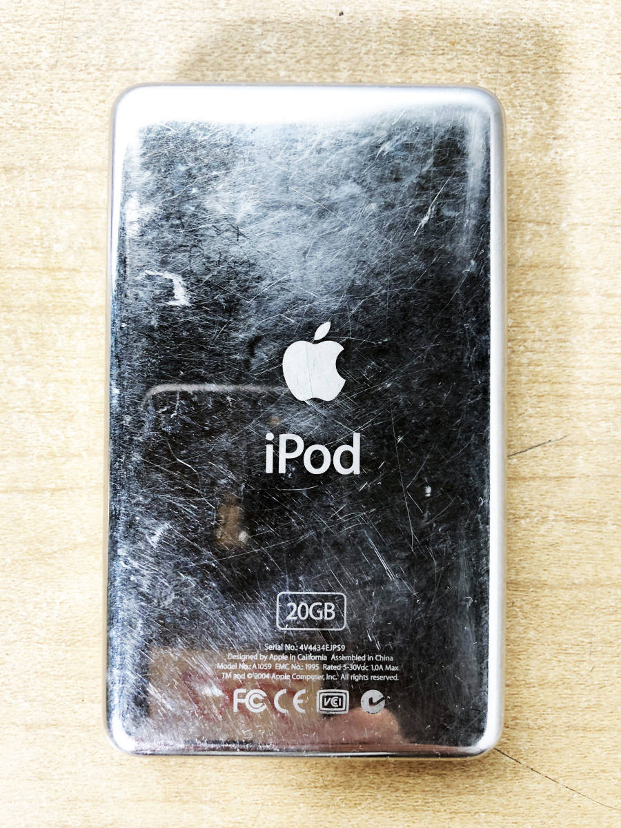 ★ 中古★apple iPod アイポッド iPod classic 第４世代 20GB【A1059】B75S_画像7