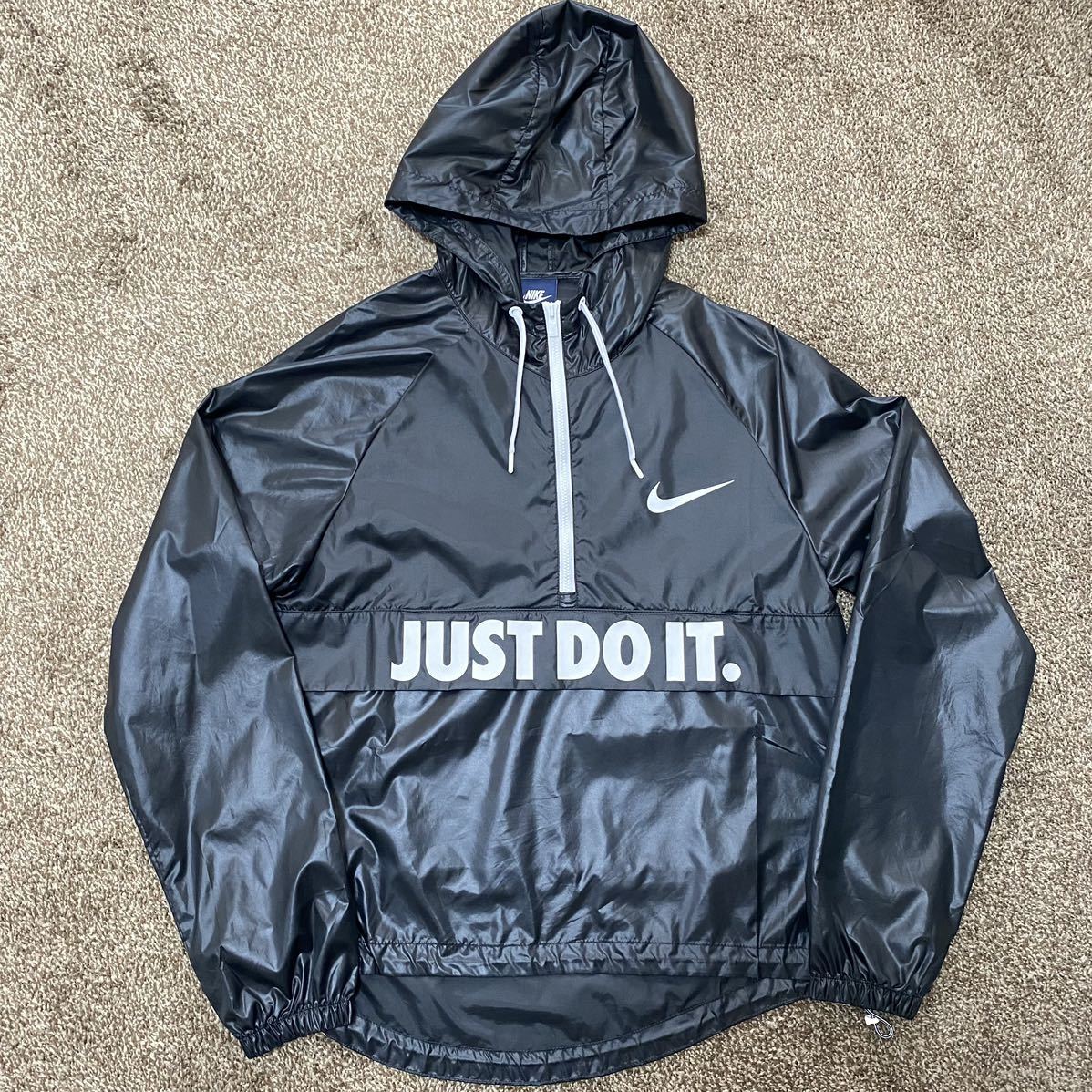 NIKE ナイキ JUST DO IT ハーフジップ ナイロンジャケット アノラック