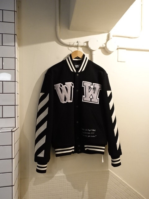 off-white スタジャン-