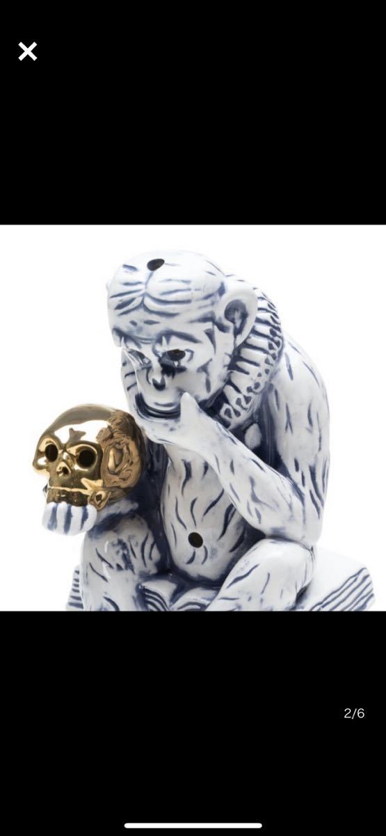 即決 20AW NEIGHBORHOOD BOOZE / CE-INCENSE CHAMBER BLUE お香立て 猿