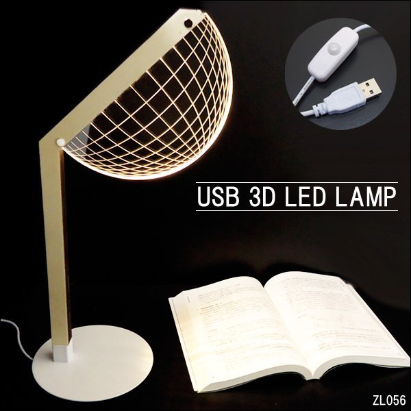 USB источник питания компактный LED подставка свет 3Da- карты [12308] стол лампа /21
