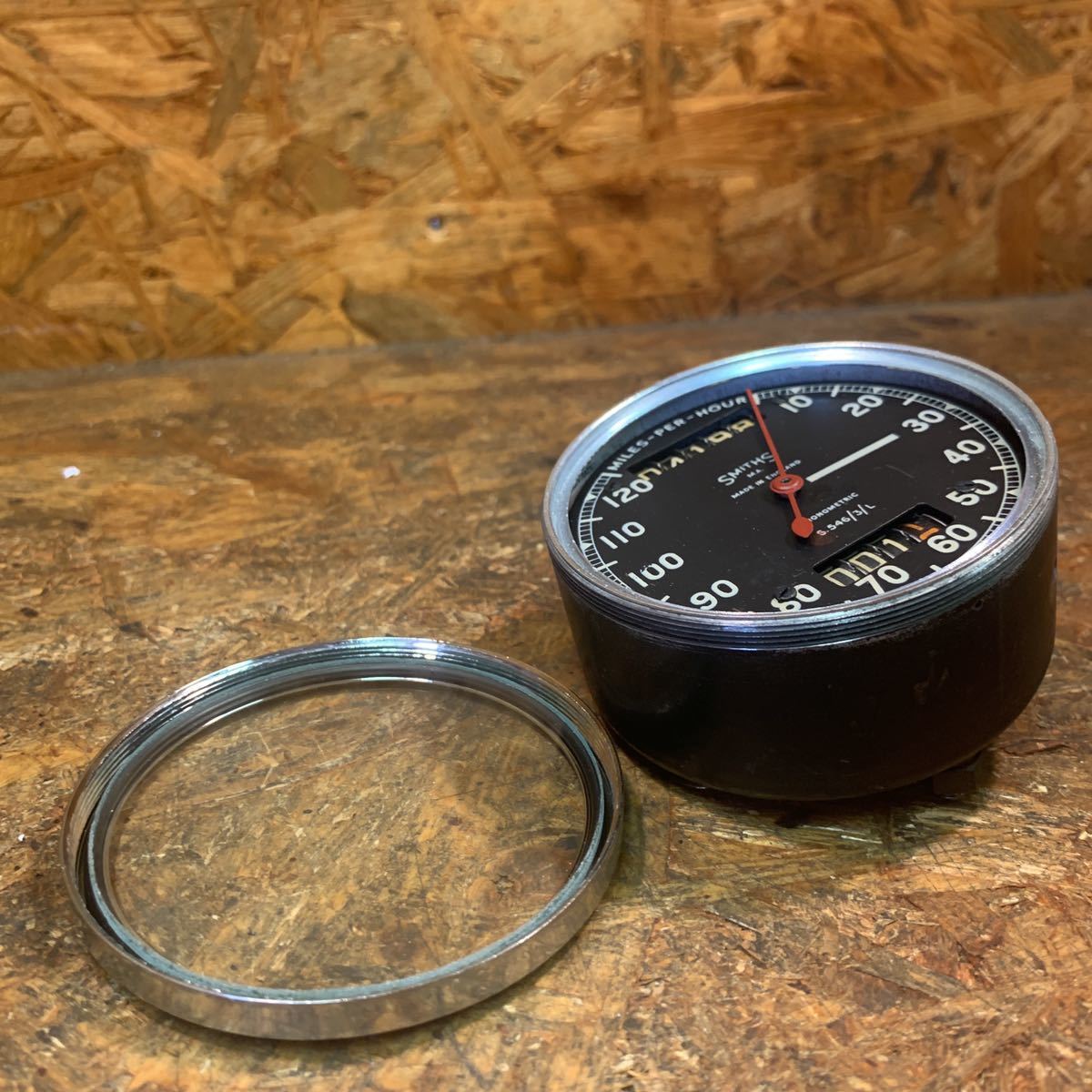  Smith meter Chrono me Trick for exchange lens rim Triumph Vintage custom SMITH (WW26667)