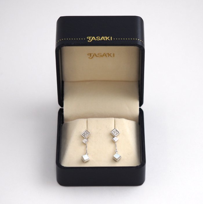 海外輸入】 田崎真珠 タサキ TASAKI レターパックOK K18ホワイト