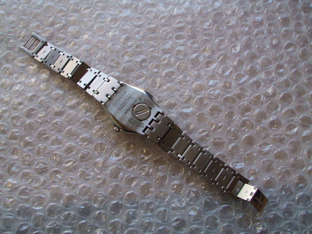 Swatch IRONY ブルー文字盤 ジュビリーブレス 腕時計 中古_画像7