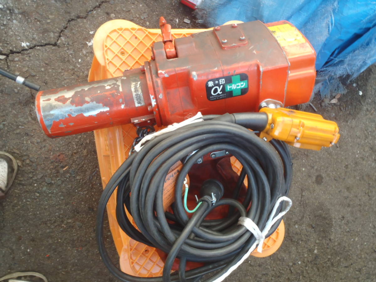 象印電動チェンブロック 型式αS 単相100V250Kg | hyundaikudus.com