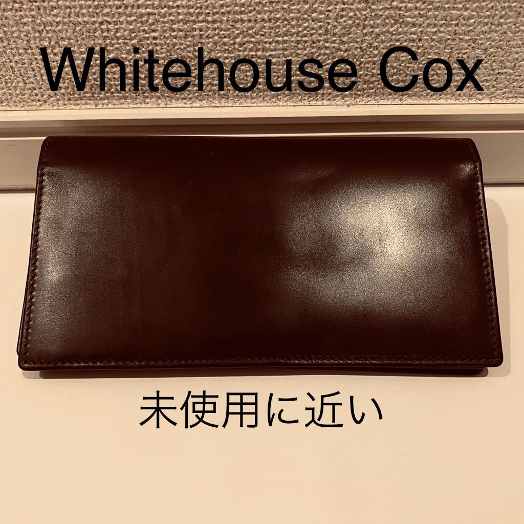 未使用に近い】Whitehouse Cox 長財布 札入れ カードケース ブライドル